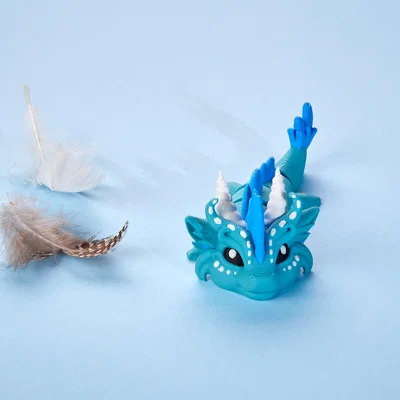 Wind Dragon - Mô hình Rồng Khớp Nối làm Móc Khóa