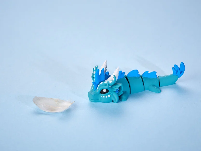 Wind Dragon - Mô hình Rồng Khớp Nối làm Móc Khóa - Image 5