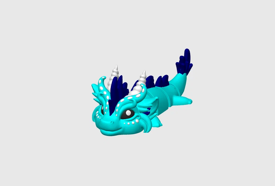 Wind Dragon - Mô hình Rồng Khớp Nối làm Móc Khóa - Image 7