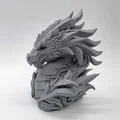Tượng Bán Thân Đầu Rồng Cổ Đại (Stone Elder Dragon Bust) - Thumbnail 3