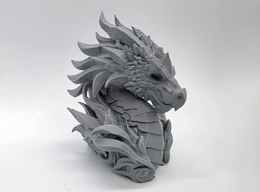 Tượng Bán Thân Đầu Rồng Cổ Đại (Stone Elder Dragon Bust) - Image 4