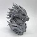 Tượng Bán Thân Đầu Rồng Cổ Đại (Stone Elder Dragon Bust) - Thumbnail 4