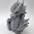 Tượng Bán Thân Đầu Rồng Cổ Đại (Stone Elder Dragon Bust) - Thumbnail 5