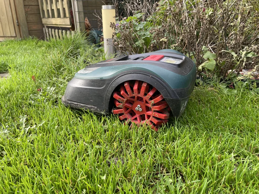 Bánh xe sau V3 cho máy cắt cỏ robot Bosch Indego S500 - Image 2