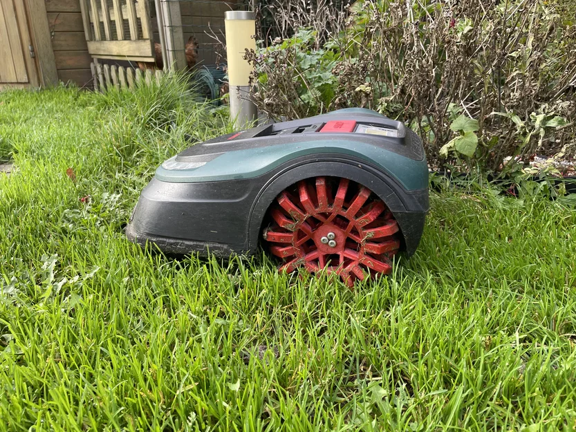 Bánh xe sau V3 cho máy cắt cỏ robot Bosch Indego S500 - Image 3