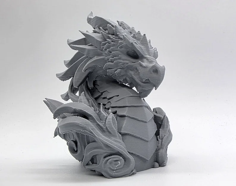 Tượng Bán Thân Đầu Rồng Cổ Đại (Stone Elder Dragon Bust) - Image 7