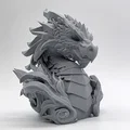 Tượng Bán Thân Đầu Rồng Cổ Đại (Stone Elder Dragon Bust) - Thumbnail 7