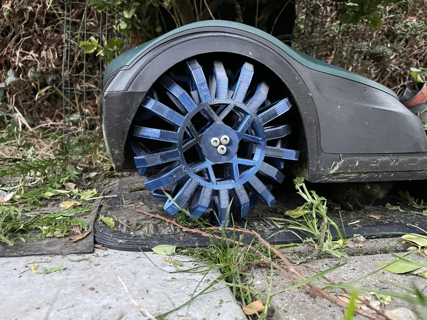 Bánh xe sau V3 cho máy cắt cỏ robot Bosch Indego S500 - Image 10