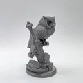 Mô hình Cú đêm trên thanh kiếm (Owl on the Sword) in 3D ấn tượng - Thumbnail 6