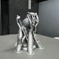 Mô hình Cú đêm trên thanh kiếm (Owl on the Sword) in 3D ấn tượng - Thumbnail 7