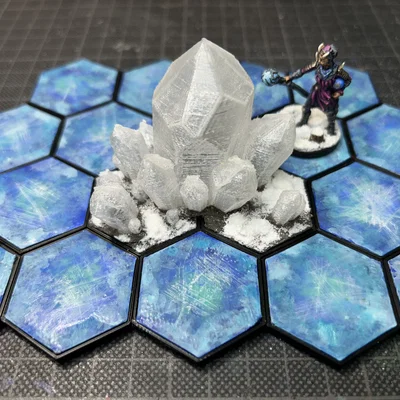 Mô hình tinh thể Large Crystal cho game Frosthaven và Gloomhaven