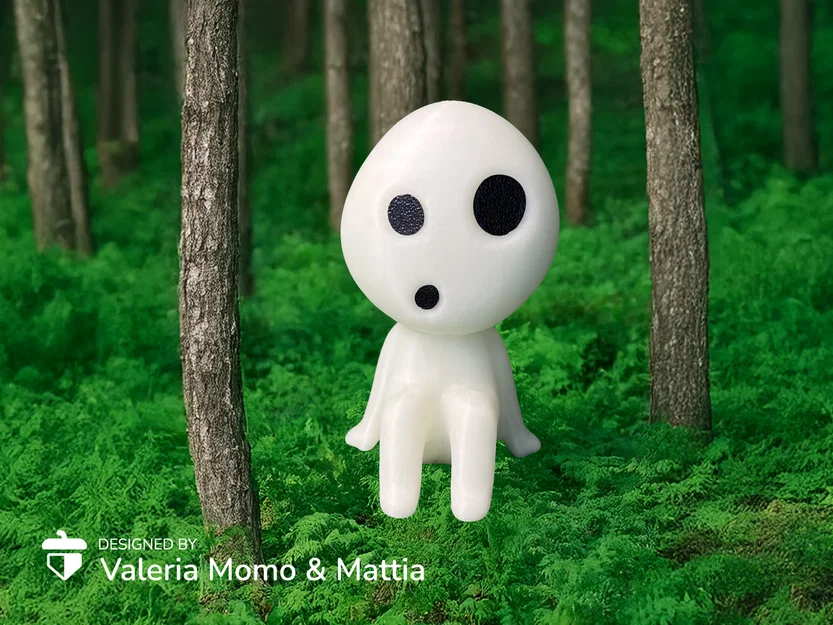 Kodama (#5), Công chúa Mononoke, Miyazaki, FanArt, Ghibli - Image 1
