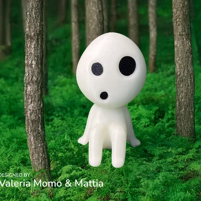 Kodama (#5), Công chúa Mononoke, Miyazaki, FanArt, Ghibli