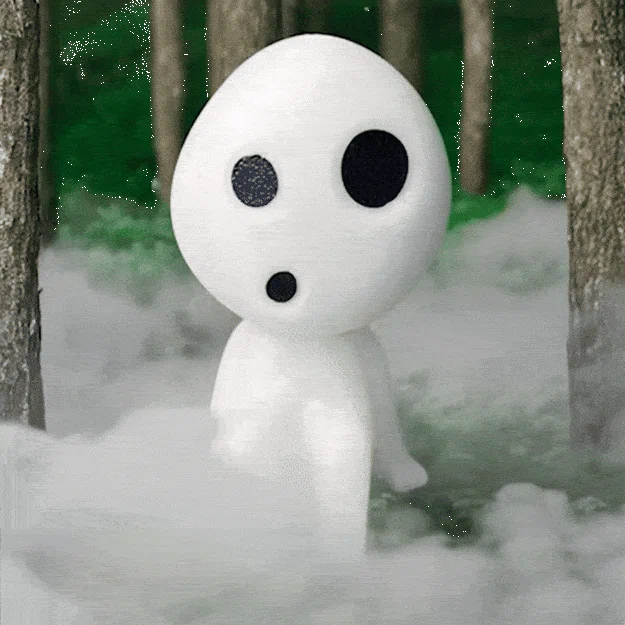 Kodama (#5), Công chúa Mononoke, Miyazaki, FanArt, Ghibli - Image 2