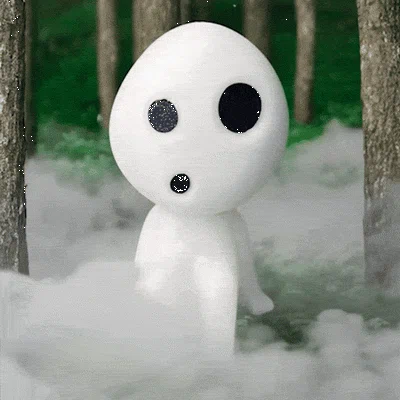 Kodama (#5), Công chúa Mononoke, Miyazaki, FanArt, Ghibli