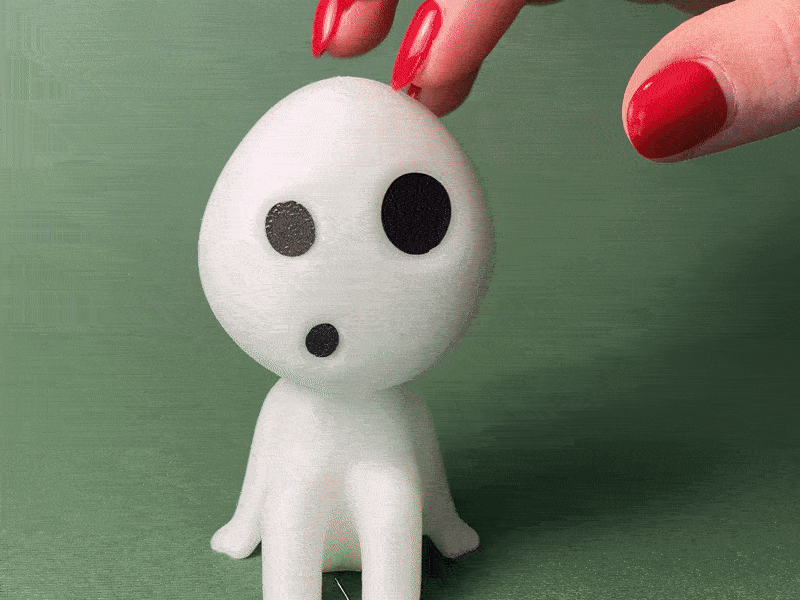 Kodama (#5), Công chúa Mononoke, Miyazaki, FanArt, Ghibli - Image 3