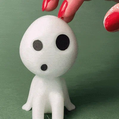 Kodama (#5), Công chúa Mononoke, Miyazaki, FanArt, Ghibli