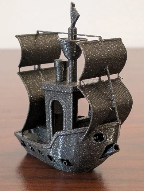 Mô hình 3D Benchy phiên bản tàu cướp biển (Pirate Ship Remix) - Image 1