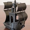 Mô hình 3D Benchy phiên bản tàu cướp biển (Pirate Ship Remix) - Thumbnail 1