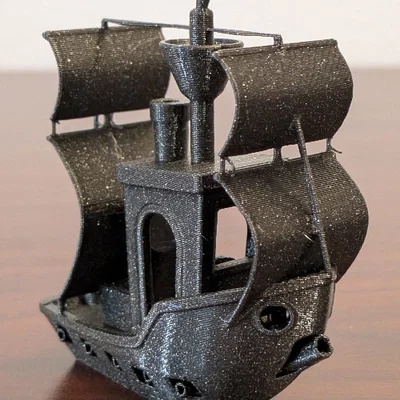 Mô hình 3D Benchy phiên bản tàu cướp biển (Pirate Ship Remix)