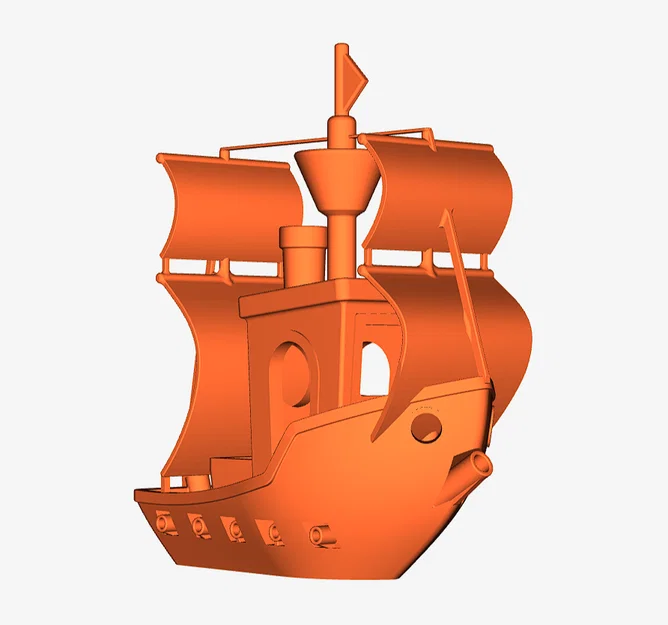 Mô hình 3D Benchy phiên bản tàu cướp biển (Pirate Ship Remix) - Image 4