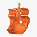 Mô hình 3D Benchy phiên bản tàu cướp biển (Pirate Ship Remix) - Thumbnail 4