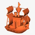 Mô hình 3D Benchy phiên bản tàu cướp biển (Pirate Ship Remix) - Thumbnail 6