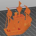 Mô hình 3D Benchy phiên bản tàu cướp biển (Pirate Ship Remix) - Thumbnail 7