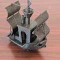 Mô hình 3D Benchy phiên bản tàu cướp biển (Pirate Ship Remix) - Thumbnail 9