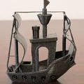 Mô hình 3D Benchy phiên bản tàu cướp biển (Pirate Ship Remix) - Thumbnail 10
