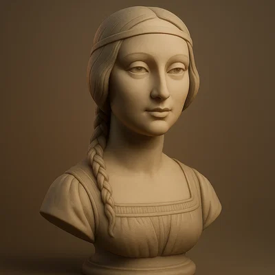 Mô hình 3D Mona Lisa