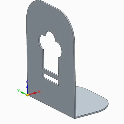 Bộ kẹp giữ sách nhà bếp 3D ấn tượng - Thiết kế muỗng nĩa và mũ đầu bếp