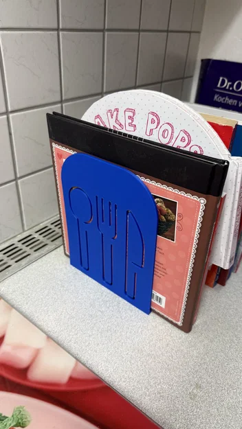 Bộ kẹp giữ sách nhà bếp 3D ấn tượng - Thiết kế muỗng nĩa và mũ đầu bếp - Image 3