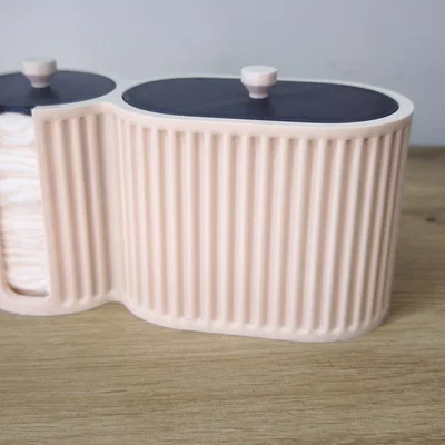 Khay Đựng Bông Tẩy Trang và Bông Tăm