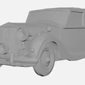 Mô hình 3D xe cổ Rolls Royce thập niên 1950 đầy đẳng cấp - Thumbnail 3