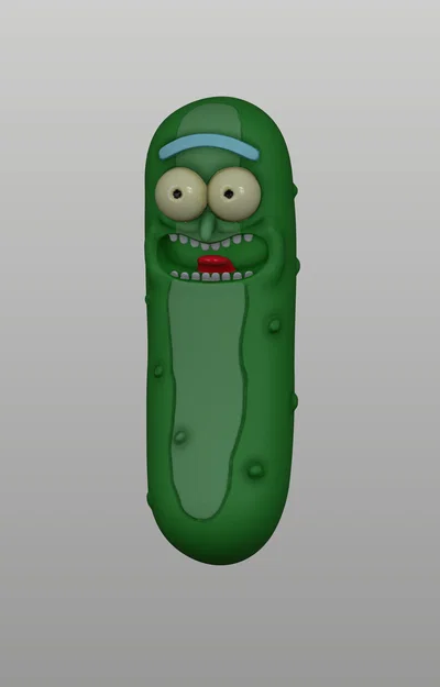 Mô hình 3D Pickle Rick (Rick and Morty) độc đáo để in 3D - Image 1