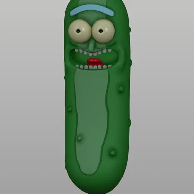 Mô hình 3D Pickle Rick (Rick and Morty) độc đáo để in 3D