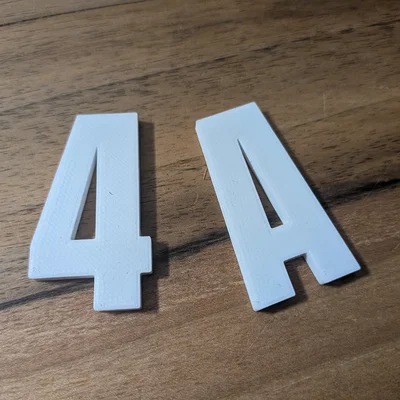 Mô hình chữ cái 3D - đa dạng font chữ!