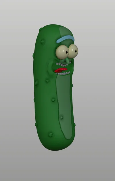 Mô hình 3D Pickle Rick (Rick and Morty) độc đáo để in 3D - Image 2