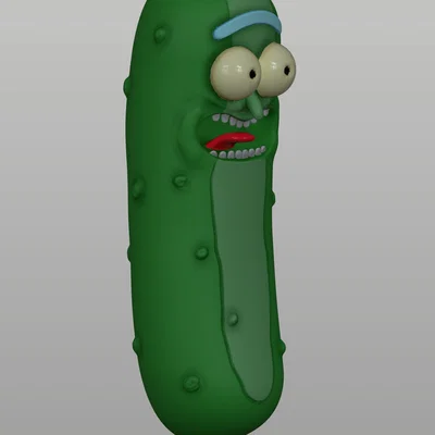 Mô hình 3D Pickle Rick (Rick and Morty) độc đáo để in 3D