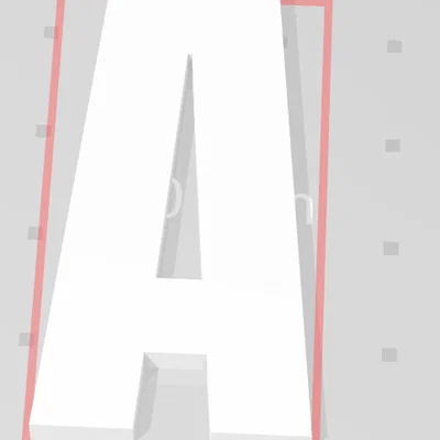 Mô hình chữ cái 3D - đa dạng font chữ!