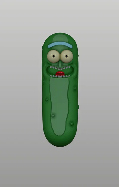 Mô hình 3D Pickle Rick (Rick and Morty) độc đáo để in 3D - Image 3