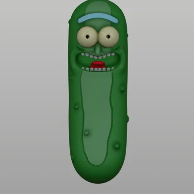 Mô hình 3D Pickle Rick (Rick and Morty) độc đáo để in 3D