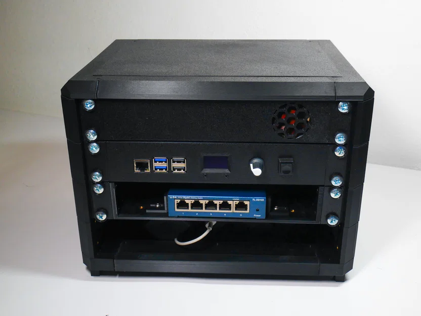 Tủ rack 10 inch để bàn dạng module - Image 1