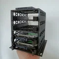 4 Bay 3.5" HDD Cage - Khung gắn 4 ổ cứng 3.5 inch - Thumbnail 1