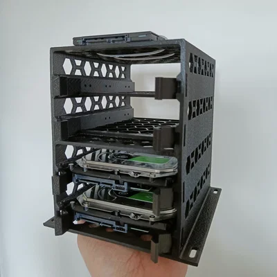 4 Bay 3.5" HDD Cage - Khung gắn 4 ổ cứng 3.5 inch