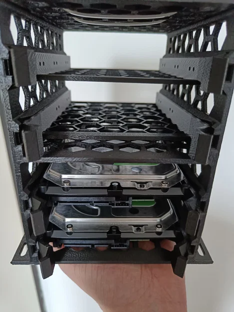 4 Bay 3.5" HDD Cage - Khung gắn 4 ổ cứng 3.5 inch - Image 3