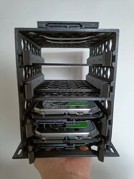 4 Bay 3.5" HDD Cage - Khung gắn 4 ổ cứng 3.5 inch - Image 4