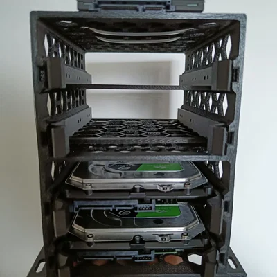 4 Bay 3.5" HDD Cage - Khung gắn 4 ổ cứng 3.5 inch