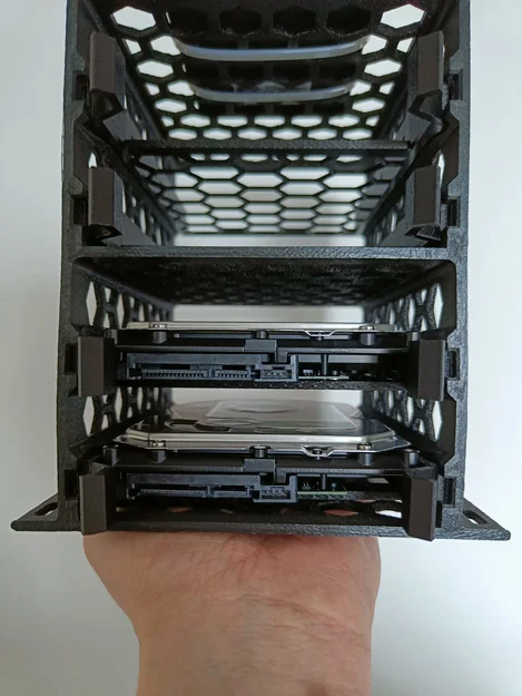 4 Bay 3.5" HDD Cage - Khung gắn 4 ổ cứng 3.5 inch - Image 5